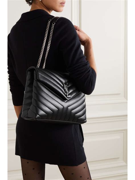 grey ysl loulou|LOULOU SMALL IN QUILTED LEATHER .